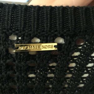 MK black mesh sweater